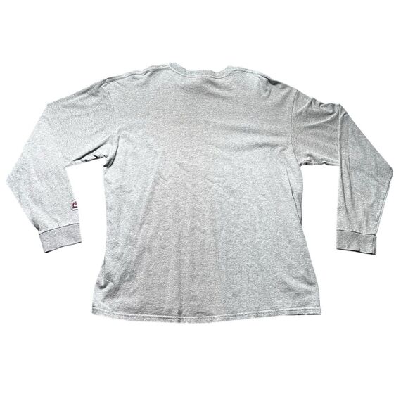 Vintage Nike Long Sleeve Shirt Men’s XL Gray Red Logo Made In USA 90s Y2K - Picture 2 of 12